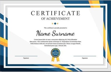 Sertifikat Prestasi 1